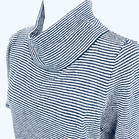 Moth Anthro Striped Margate Mock Neck Pullover M - Picture 3 of 8